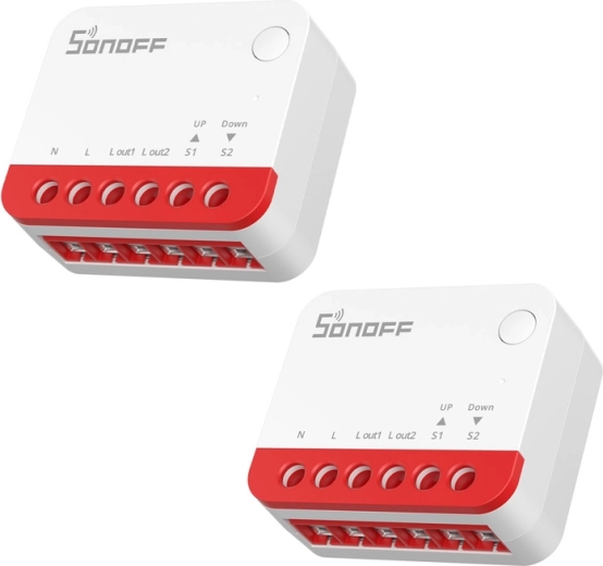 Nutikas ruloo lüliti Zigbee SONOFF MINI 2 ruloo jaoks (2 tk)