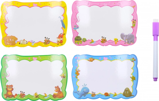 Kustutatav tahvel 25x35 cm markeriga