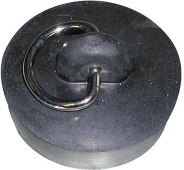 Värviline äravoolukork 46 mm metallist aasaga