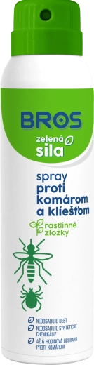 Bros roheline jõud putukatõrje sprei sääskede ja puukide vastu 90 ml