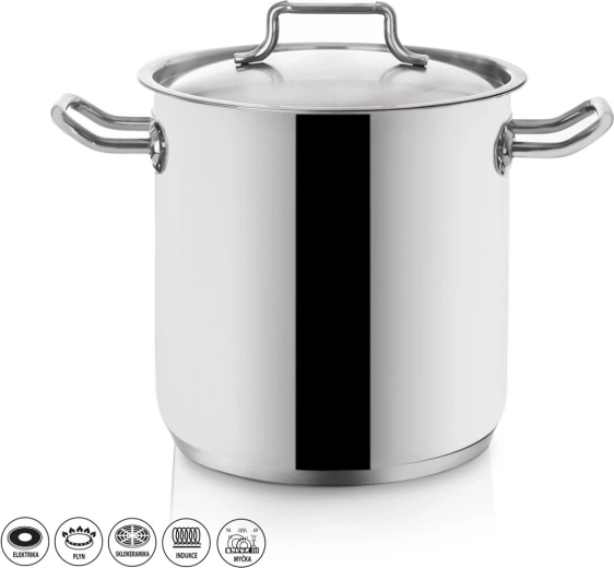 Roostevabast terasest pott STOCK 4,5 l kaanega
