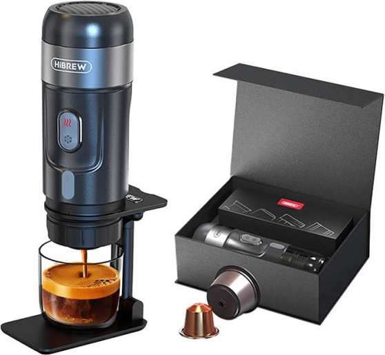 Kaasaskantav kohvimasin 3-in-1 HiBREW koos ümbrisega (80 W)