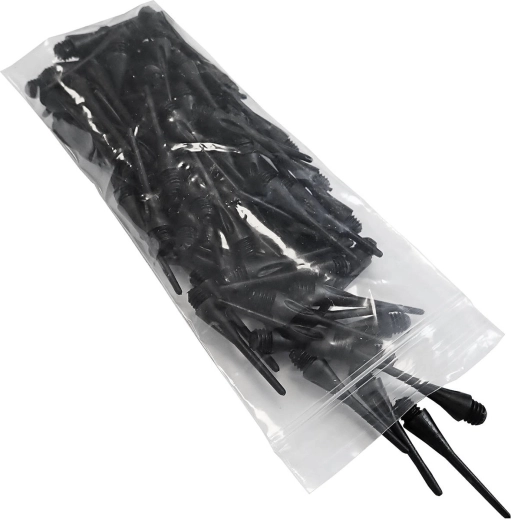 Brotheri asendusplastikust nooleotsad (mustad) – komplekt 100 tk