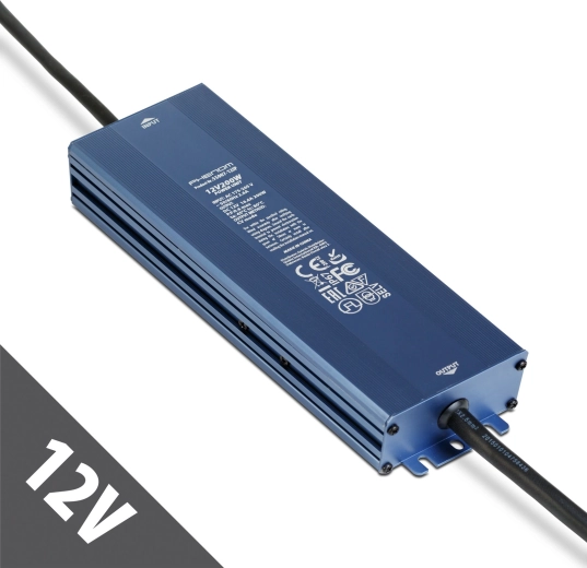 Stabiliseeritud lülituv toiteallikas 12 V DC 200 W IP67