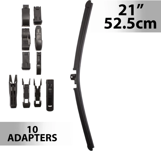 Carguard Wiper 21" / 52.5 cm with 10 Adapters