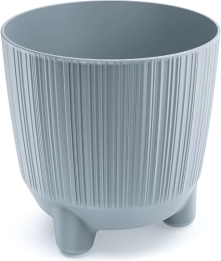Jalgadega lillepott RYFO N 14,5 cm helehall