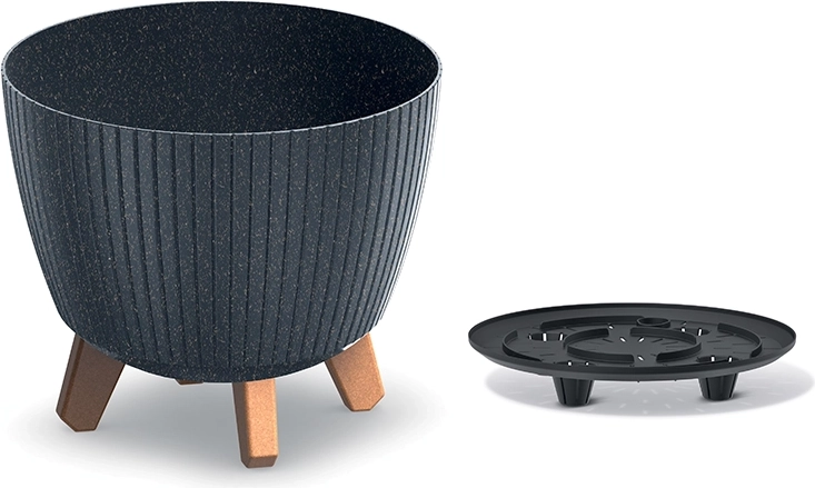 Lamia Eco Wood antratsiit lillepott 23,2 cm