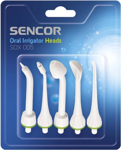 Replacement tips for SENCOR SOI 1x oral irrigator