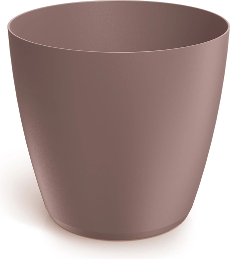 Lillepott Mate 11,9 cm marsala – plastist ümmargune lillepott sise- ja välistingimustesse