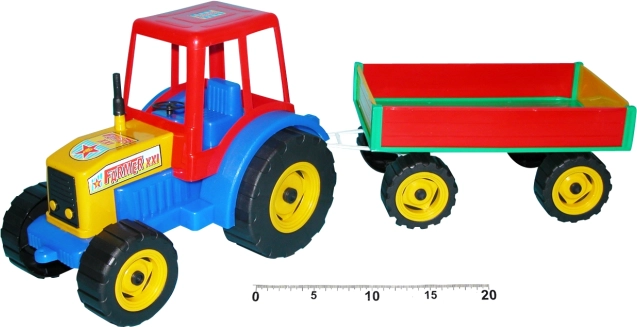 Traktor järelhaagisega 65 cm