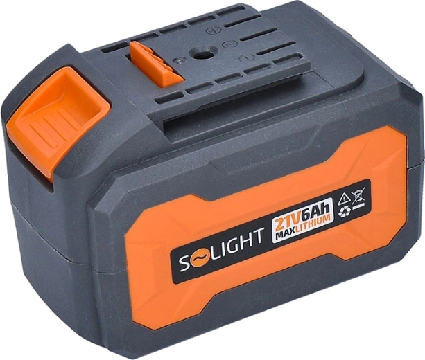 Solight liitiumioonaku 21 V 6 Ah akutoitel tööriistadele