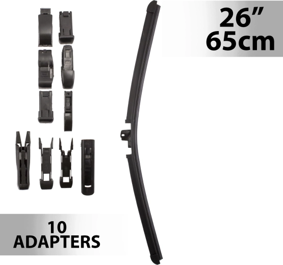 Carguard Wiper 26" / 65 cm with 10 adapters