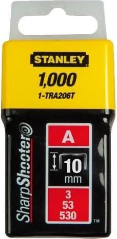 Staples 10 mm Type A STANLEY, 1000 pcs