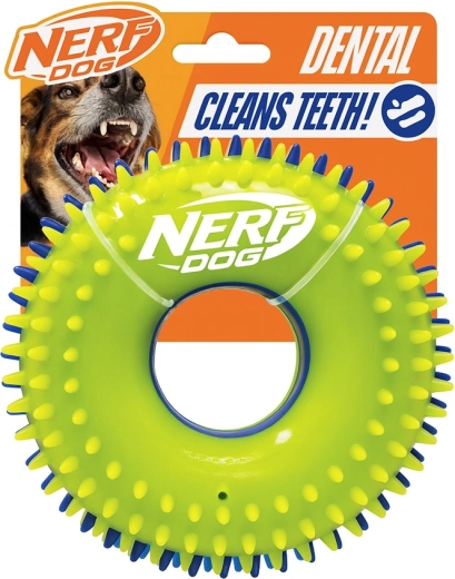 Nerf Dog piiksuv ogadega rõngas 15 cm