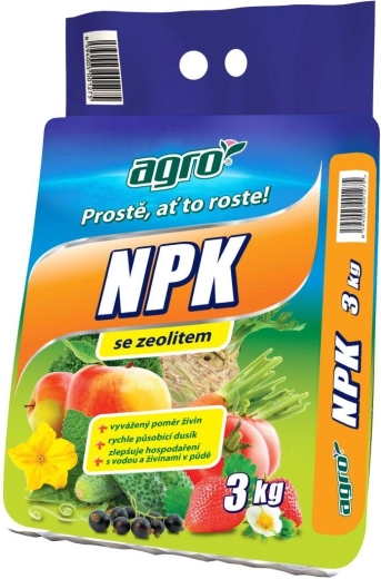 Universaalne granuleeritud väetis NPK 3 kg AGRO