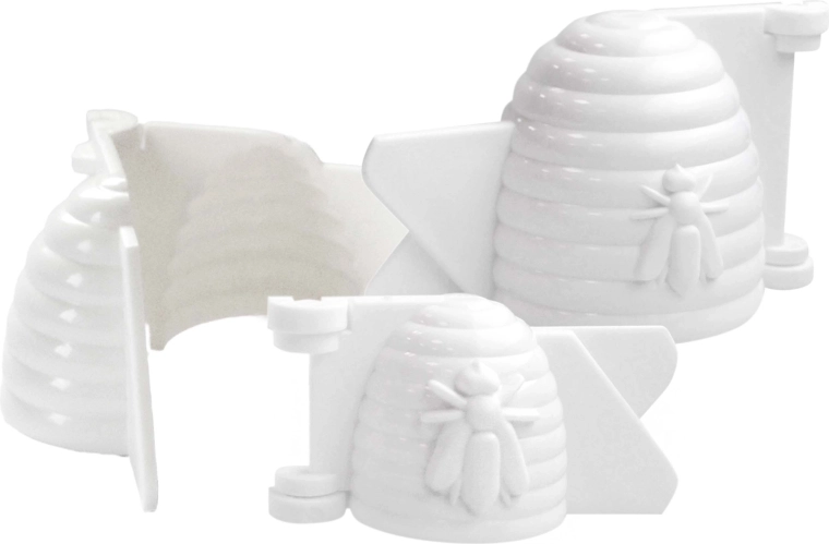 Mesilastarakkude vormide komplekt, 3 suurust (3 tk)