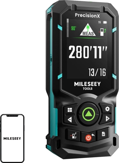 Mileseey S50 roheline laserkiirega laserkaugusmõõtja 120 m