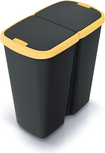 Compacta Q Duo 45 l prügikast kahe kaanega