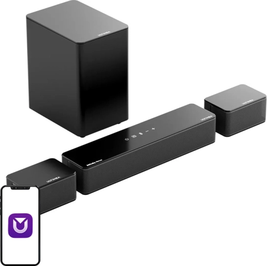 Soundbar ULTIMEA Poseidon D60 juhtmevaba subwooferi ja satelliitkõlaritega (5.1 Dolby Atmos)