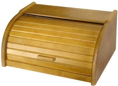 Wooden bread box 39 × 28 × 18 cm oak