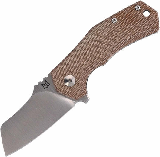 Taskunuga FOX KNIVES Italico, Micarta, 6 cm, helepruun