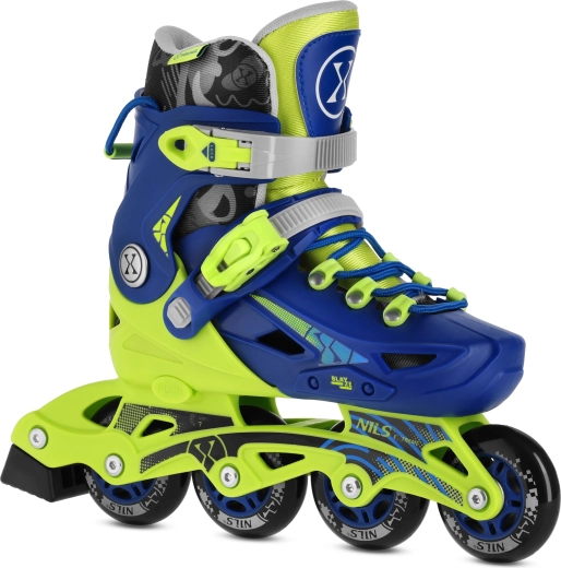 NILS Extreme Blaze reguleeritava suurusega laste inline-rulluisud NA1055 – Sinine