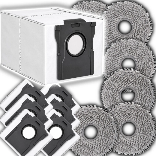 Dreame robottolmuimejate tarvikute komplekt (mopid + kotid), ühildub mudelitega L10S Ultra Gen 2/3, L40, X40, X50