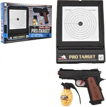 Laste 6 mm kuulipüstol sihtmärgiga