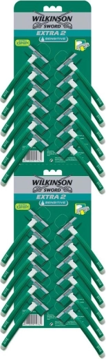 Ühekordne raseerija WILKINSON Extra 2 Sensitive niisutusribaga