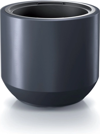 Planter with insert 29.8 cm anthracite