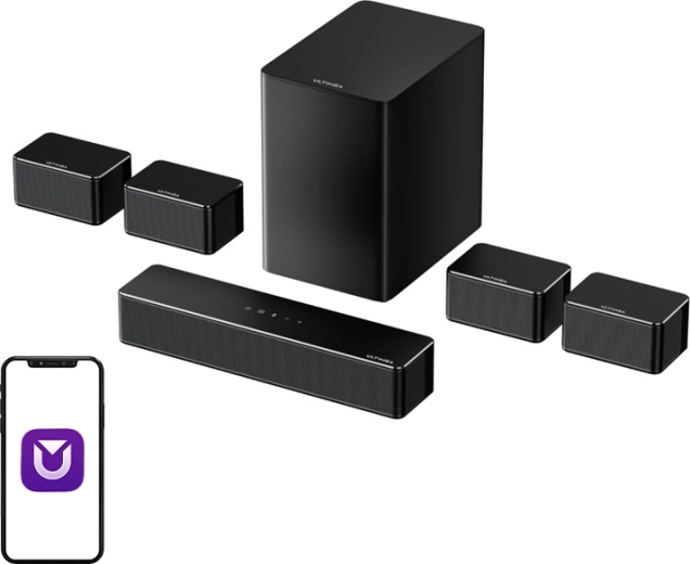 Soundbar ULTIMEA Poseidon D70 subwooferi ja 7.1 ruumilise heliga