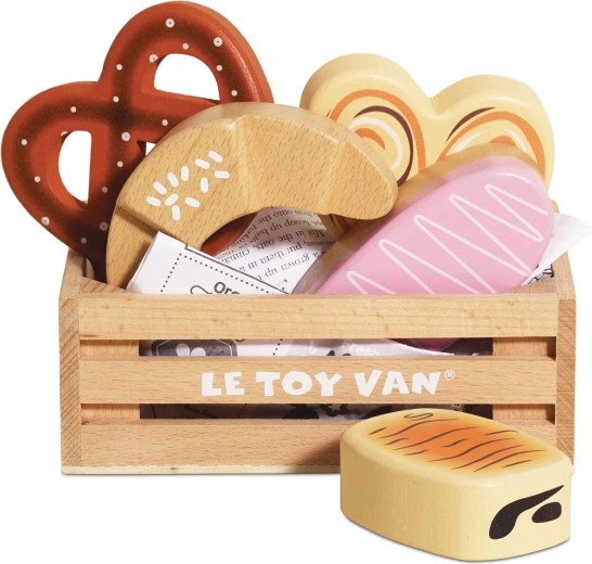 Wooden pastry in a crate Le Toy Van Honeybake