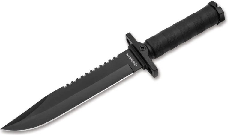 Magnum John Jay ellujäämisnuga 20,5 cm, must, FRN, plasttupp