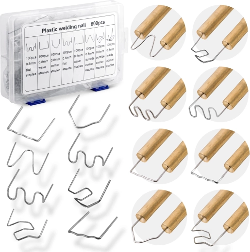 Plastikeevitaja klambrite komplekt 800 tk Humberg