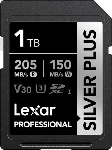 Mälukaart Lexar Professional Silver Plus SDXC 1 TB