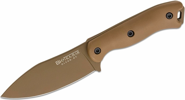 KA-BAR Becker Nessmuk universaalne nuga 11 cm, liivapruun, Zytel, polümeerist tupp