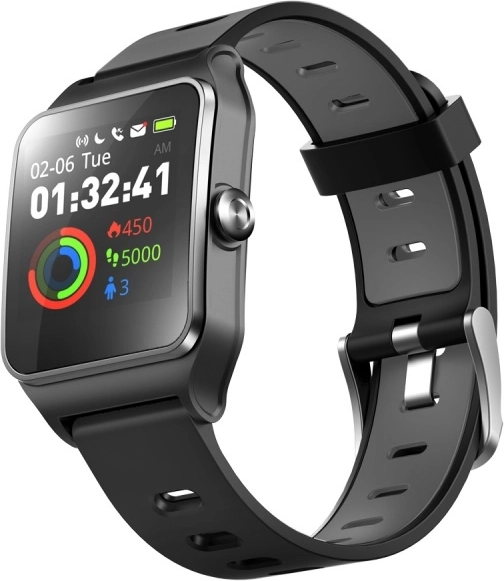 Nutikas spordikell Umax U-Band P1 PRO, must