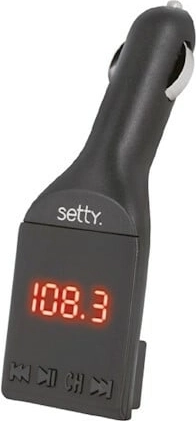 Setty Bluetooth FM saatja autosse, must – 1 tk