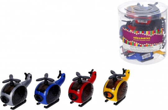 Helikopterikujuline teritaja anumaga