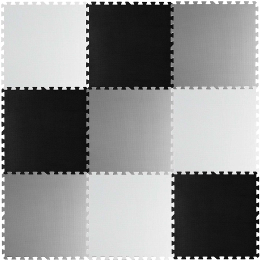 Vahtmatt puzzle-tüüpi maleruudustik RICOKIDS 180 × 180 cm, 9 osa