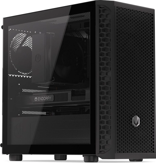 Endorfy Signum m30 air microatx pc-korpus mesh-esipaneeli ja karastatud klaasiga