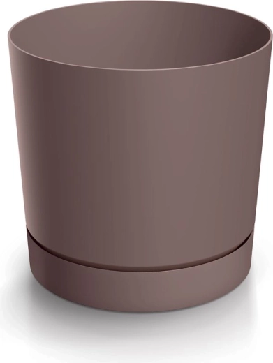 Lillepott alusega TUBO marsala 10,8 cm
