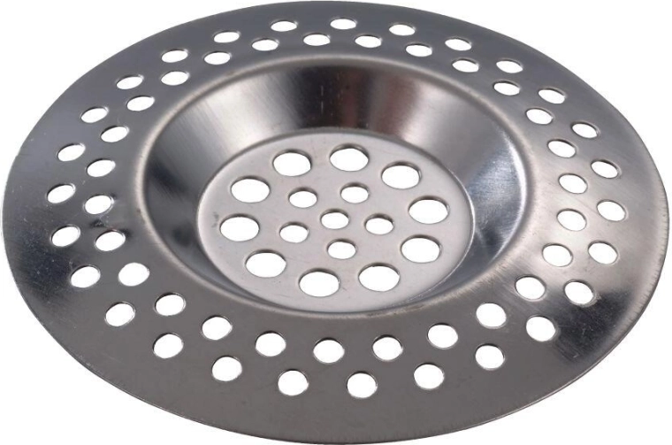 Stainless steel sink and basin strainer 7.5 cm – 2 pcs