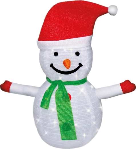 Solight LED outdoor glowing snowman 70 cm