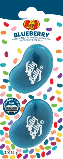 Jelly Belly VENT/CLIP-ON ventilatsioonivõre külge kinnitatav õhuvärskendaja – mustikas