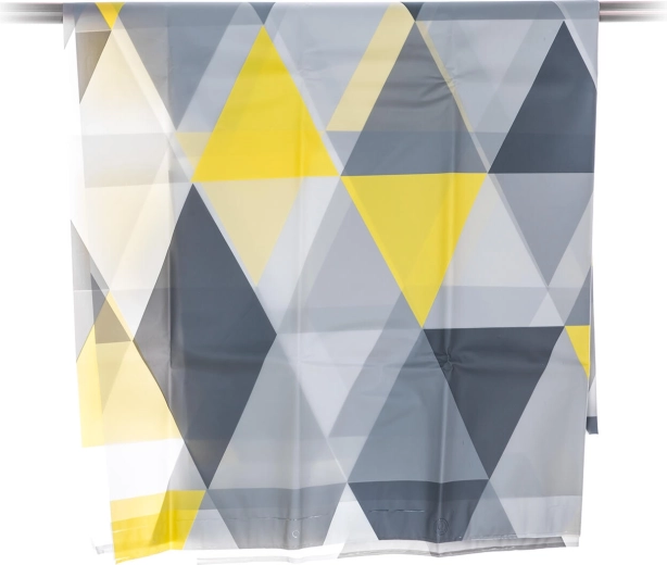 PEVA dušikardin kolmnurkadega 180 × 200 cm