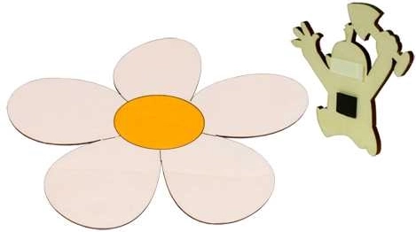 Puidust dekoratiivne magnet karikakar