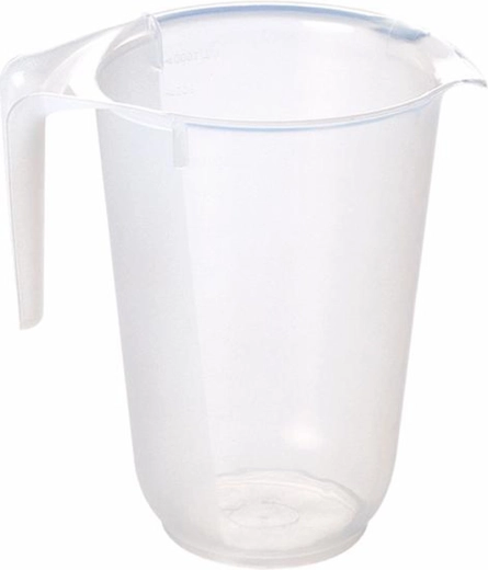 Plastist mõõdutops tilaga 1 l HEIDRUN