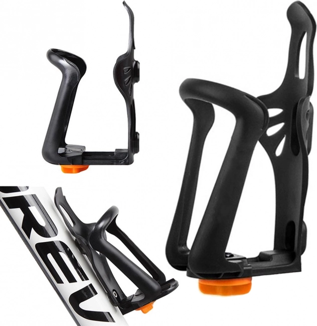 Reguleeritav rattapudeli hoidik – must