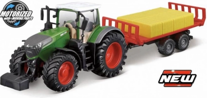 Talutrakor inertsajamiga koos haagise ja heinaga Fendt 1050 Vario 10 cm – Bburago